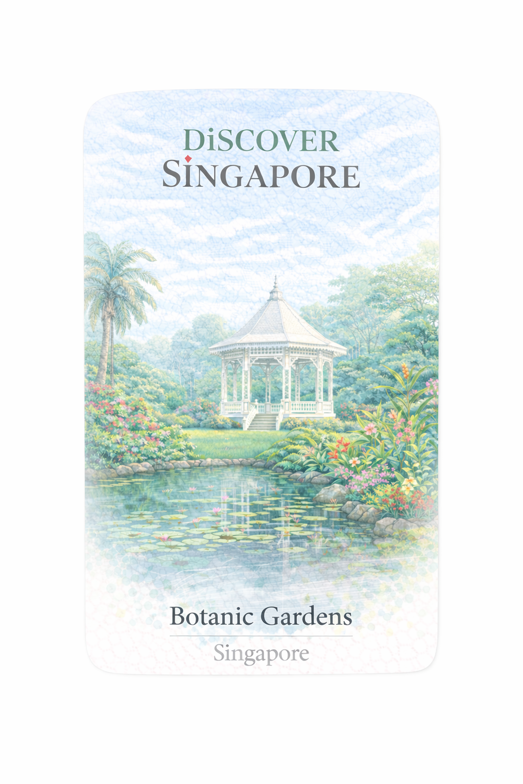 Botanic Gardens fridge magnet