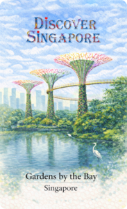 Garden By the Bay fridge magnet
