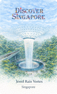Airport Jewel Rain Vortex fridge magnet