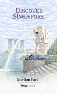 Merlion Park fridge magnet