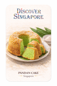 Pandan Cake fridge magnet