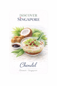 Chendol fridge magnet