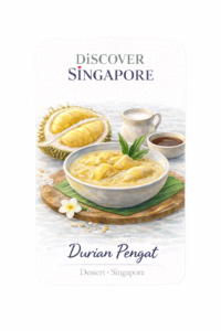 Durian Pengat fridge magnet