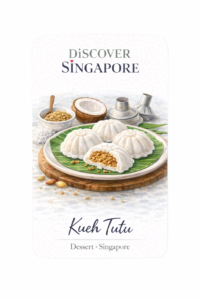 Kueh Tutu fridge magnet