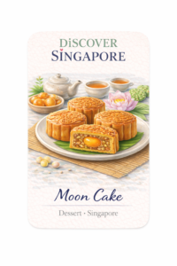 Moon Cake fridge magnet